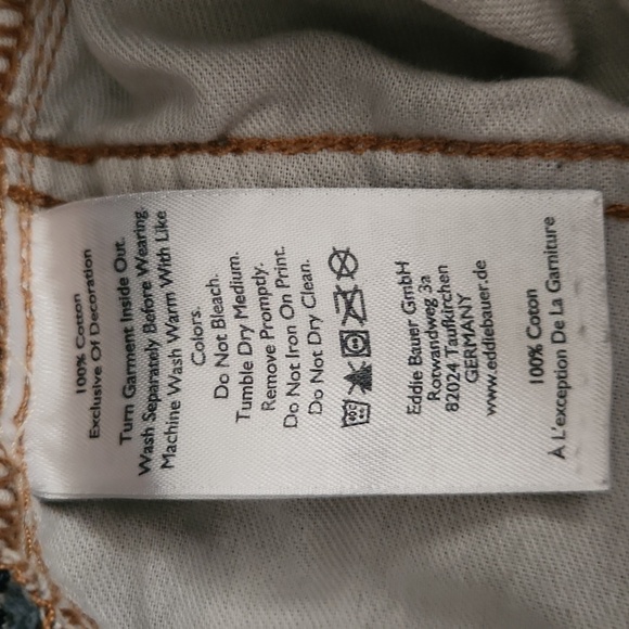 EDDIE Bauer Blue Denim 34×30 Straight Leg Jeans - Picture 12 of 12